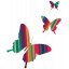 imagem de borboletas texturizadas