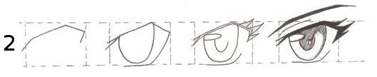 Ilustrao de como desenhar olhos em estilo mang