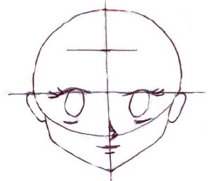 Como desenhar mangá - Rosto feminino - Disciplina - Arte