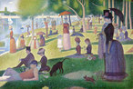 Georges-Pierre Seurat - Uma Tarde de Domingo na Ilha de Grande Ja...