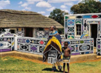 Pintura Mural feita pelas mulheres da tribo Ndebele - frica do S...