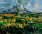 Cézanne - A montanha de Saint Victoire, 1904-1906