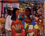 Di Cavalcanti - Subrbio carioca, 1961