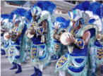 Carnaval - Bateristas no carnaval do Rio de Janeiro